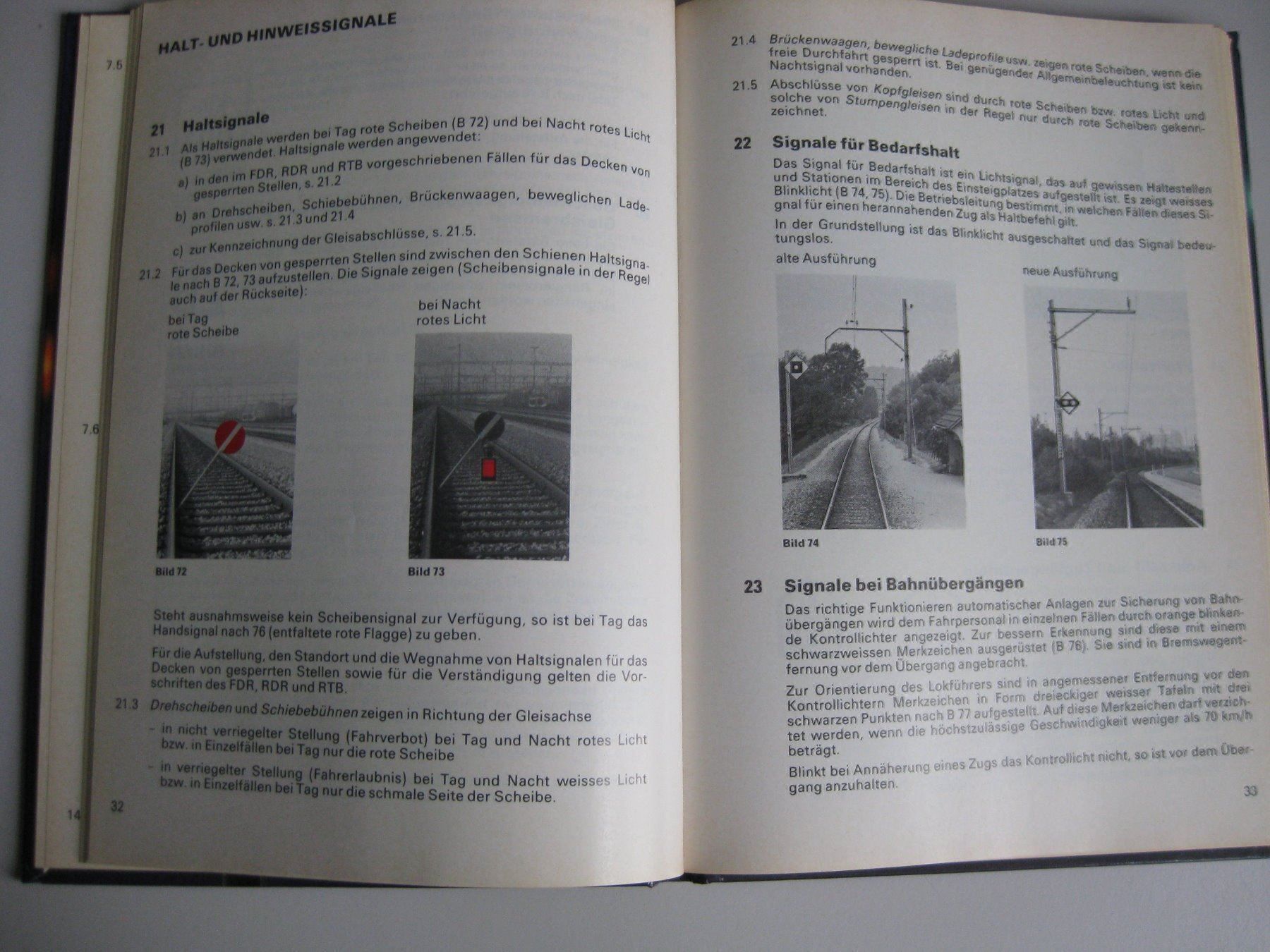 Libri: Signalbuch der SBB oder I segnalli,D oder I Ausgabe von 1982 – Usato da Buchs ZH venduto da swiss-train 4
