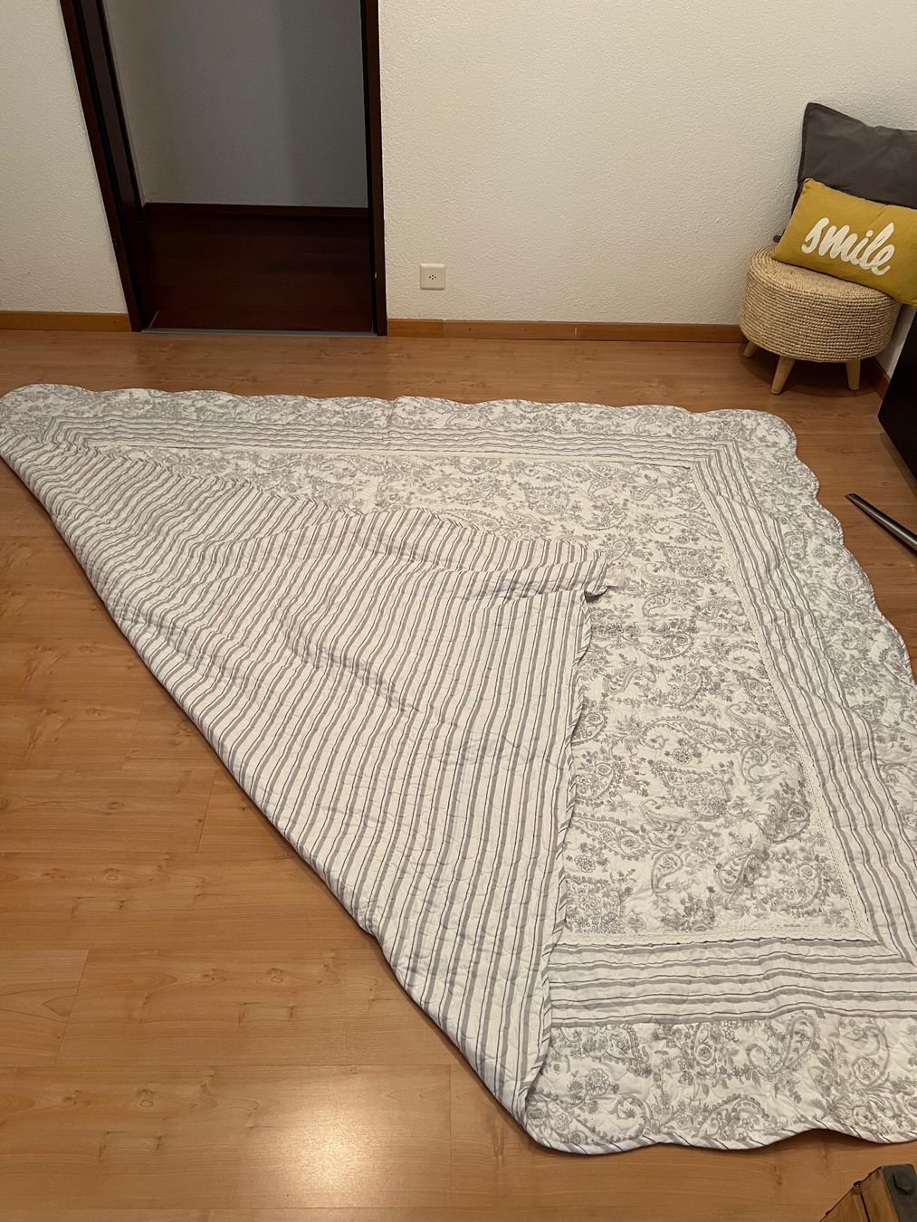 Coperte: dicke Tagesdecke im Patchwork-Stil, 248 x 223 – Usato da St.Erhard venduto da jesb2204 1