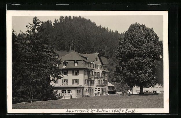 Cartes postales: AK Jakobsbad, Kurhaus Jakobsbad, 1929 – D'occasion à Berlin par bartko-reher