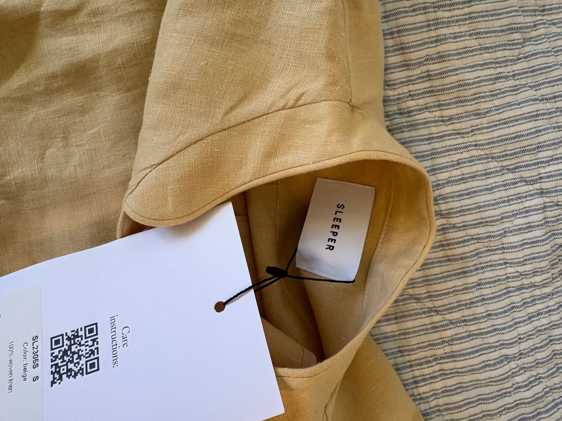 Lotti di vestiti: Sleeper Linen Set S – Nuovo e nell'imballaggio originale da Zürich venduto da CanBC 2