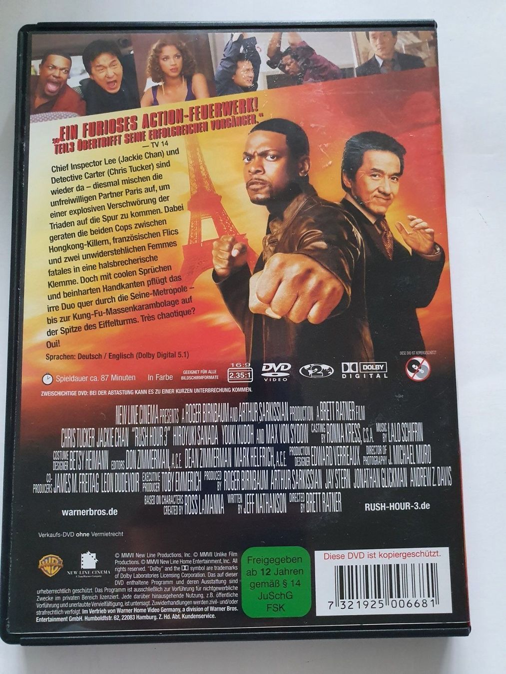 Tutti i DVDs: Rush Hour 3 DVD – Usato da Oberdorf BL venduto da BaldenEagle 1