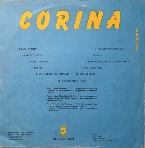 Dischi in vinile: Corina - Corina (LP) – Usato da Grüningen venduto da azulvinyl 1