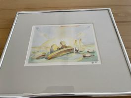 Aquarell Bild signiert Emil Hürlimann