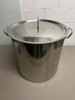 XXL Kochtopf ca. 50 Liter aus Edelstahl mit Deckel