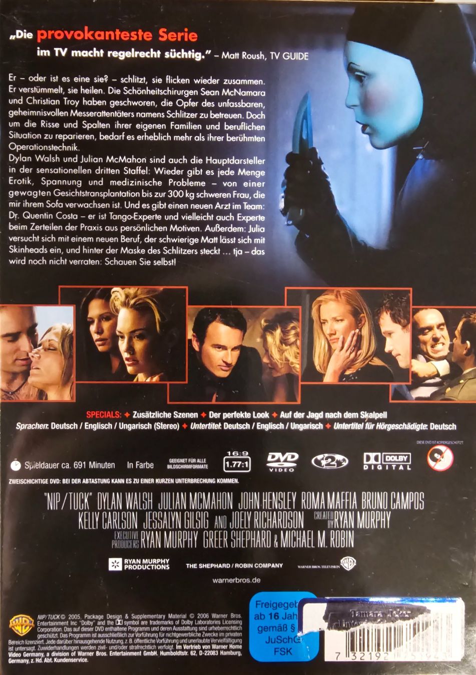 Alle DVDs: Nip / Tuck - Staffel 3 – Gebraucht aus Wahlen b. Laufen von Cg10 1