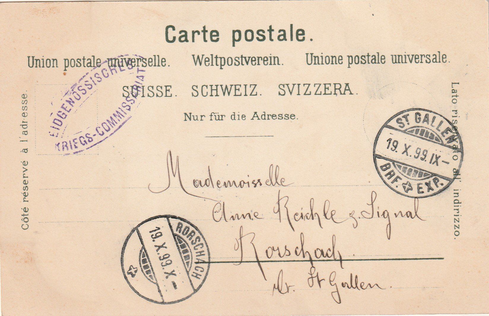 Cartoline postali: Gruss aus der Schweiz – Usato da Rorschacherberg venduto da fratovi2 1