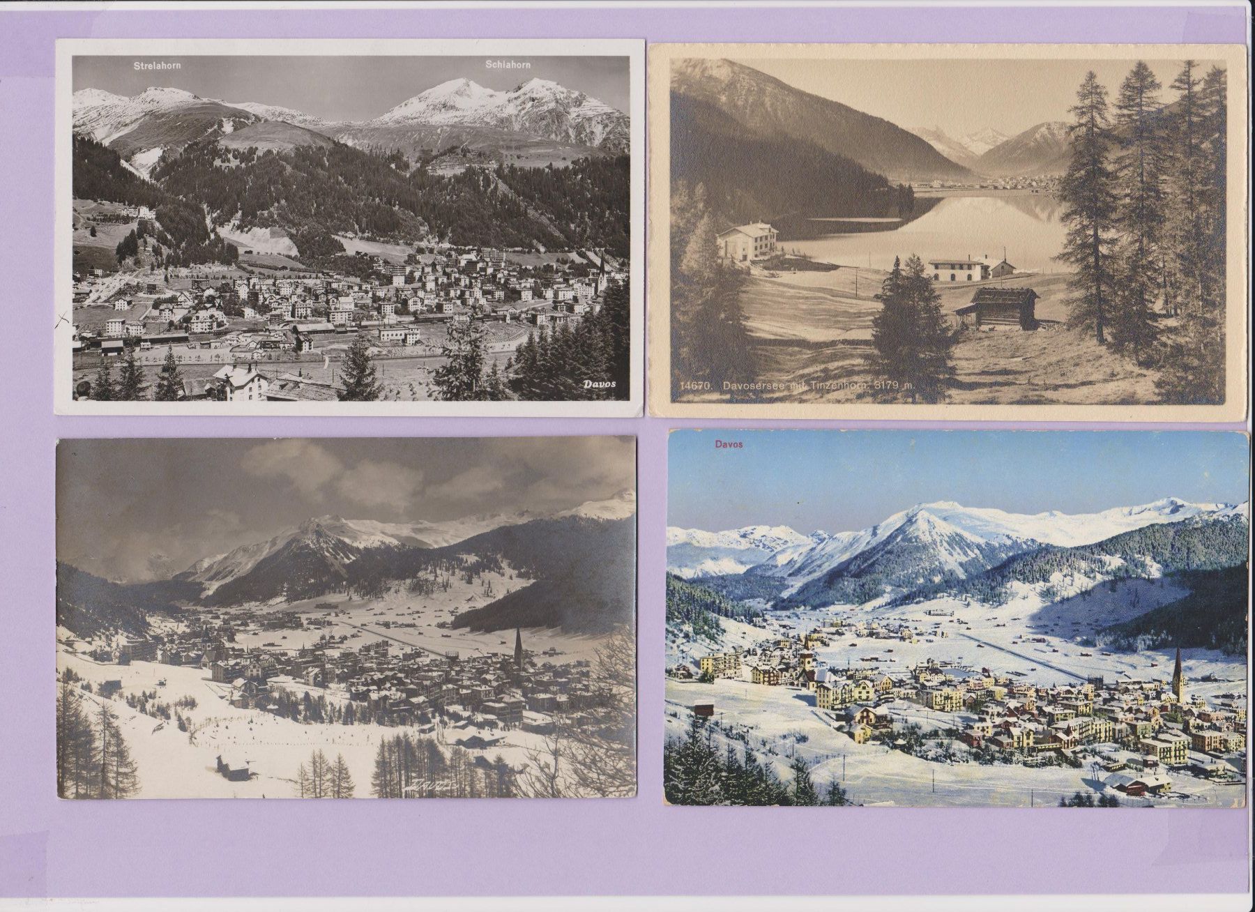 Cartoline postali: DAVOS   -   16 alte Ansichtskarten – Usato da Vitznau venduto da Ropaku 6
