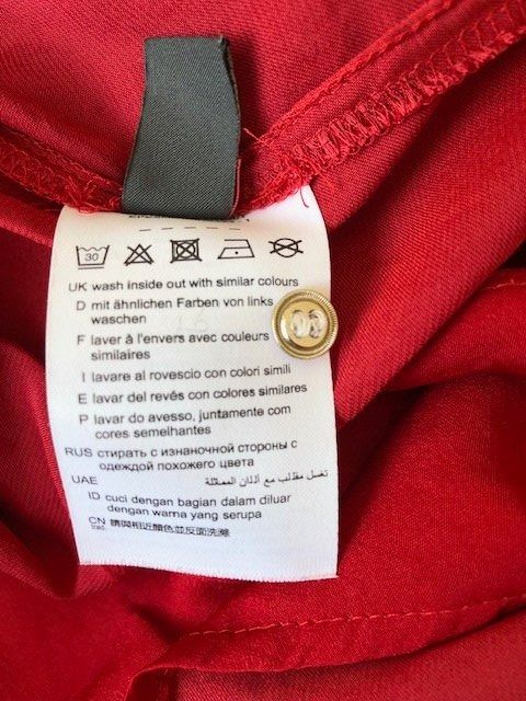 Esprit Blusen: Bluse, esprit, 42, rot, Tunikastil, langarm – Gebraucht aus Hünenberg See von dustein 5