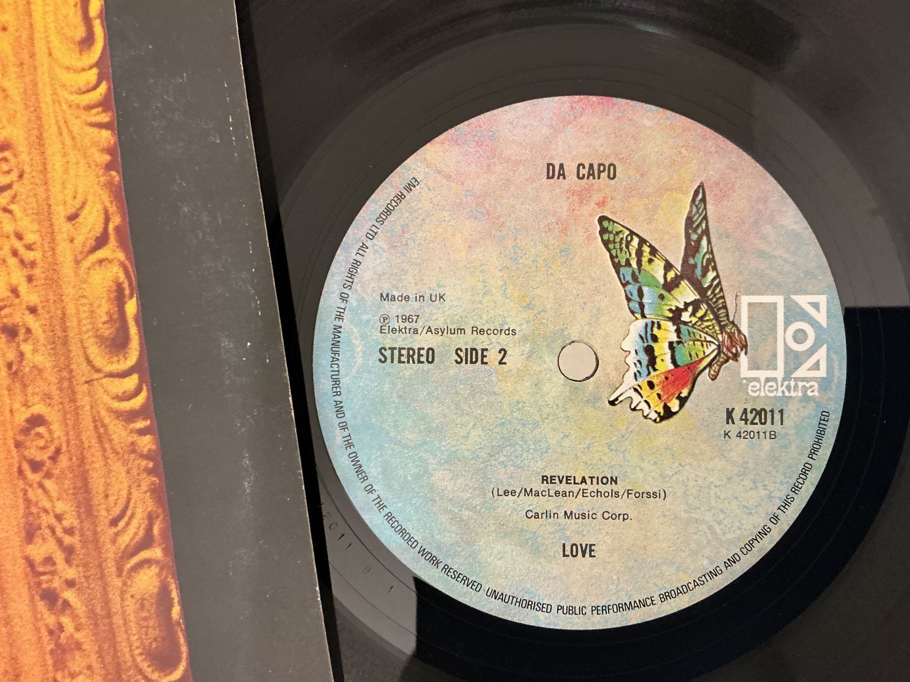 Dischi in vinile: LOVE LP - Da Capo – Usato da Winterthur venduto da Tumko_7_Vinyl 2