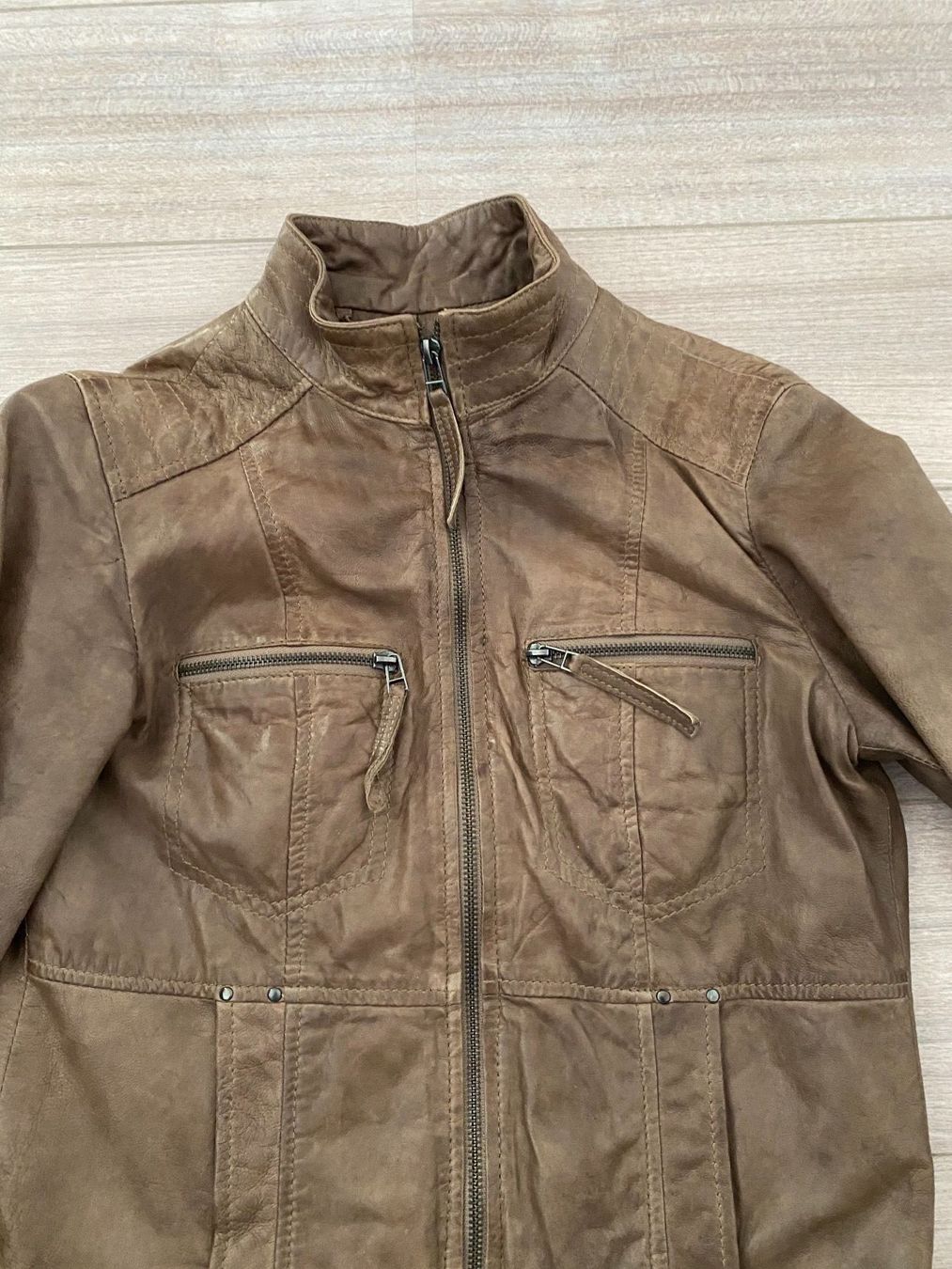 H&M Giacche: Lederjacke Von Tchibo Gr. 36 braun – Usato da Bonstetten venduto da VCLS 1