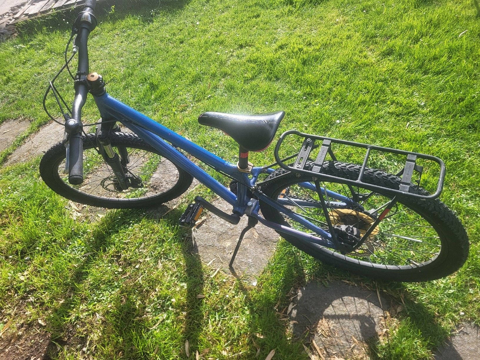 Kinder Mountainbike Velo mit Gepcktrger 24 Zoll (Gebraucht) in Auslikon  fr CHF 45  nur Abholung auf Ricardo kaufen