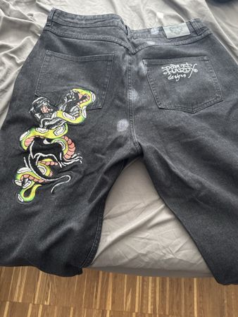 Schwarze Ed hardy hosen