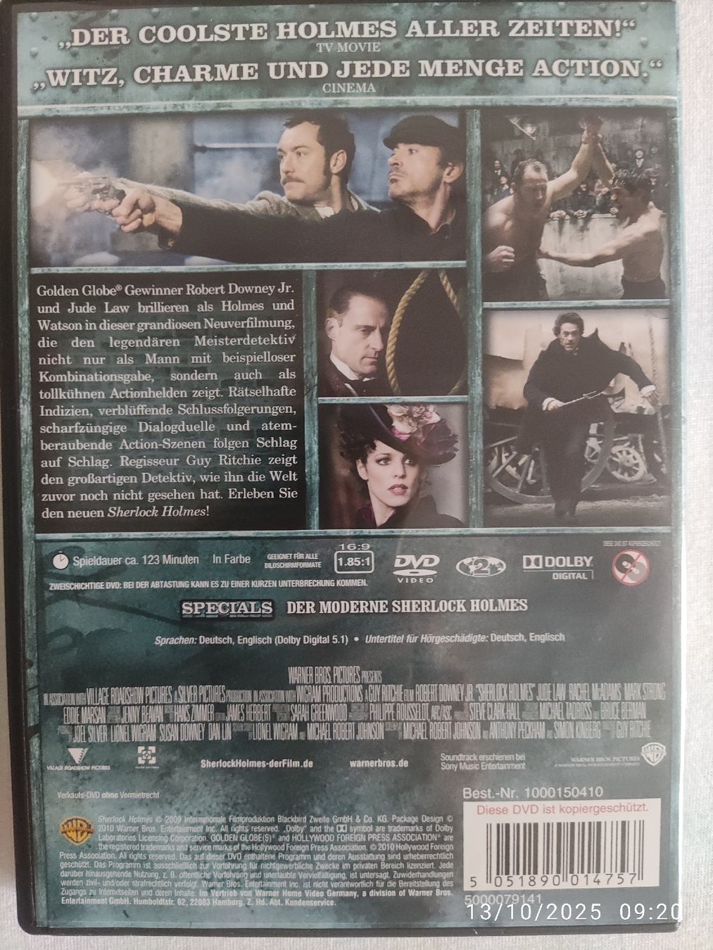 Tutti i DVDs: Sherlock Holmes – Usato da Basel venduto da Alacant 1
