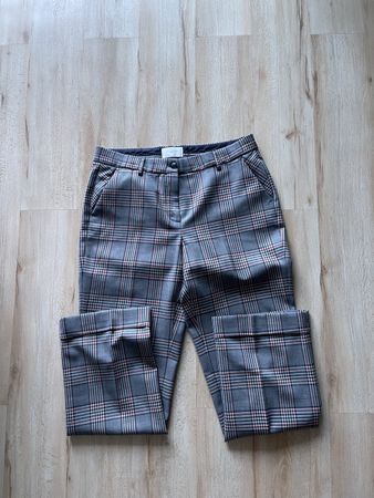 Pantalon à carreaux’ gris Via Masini 80(44)ita(40/42)CH lise