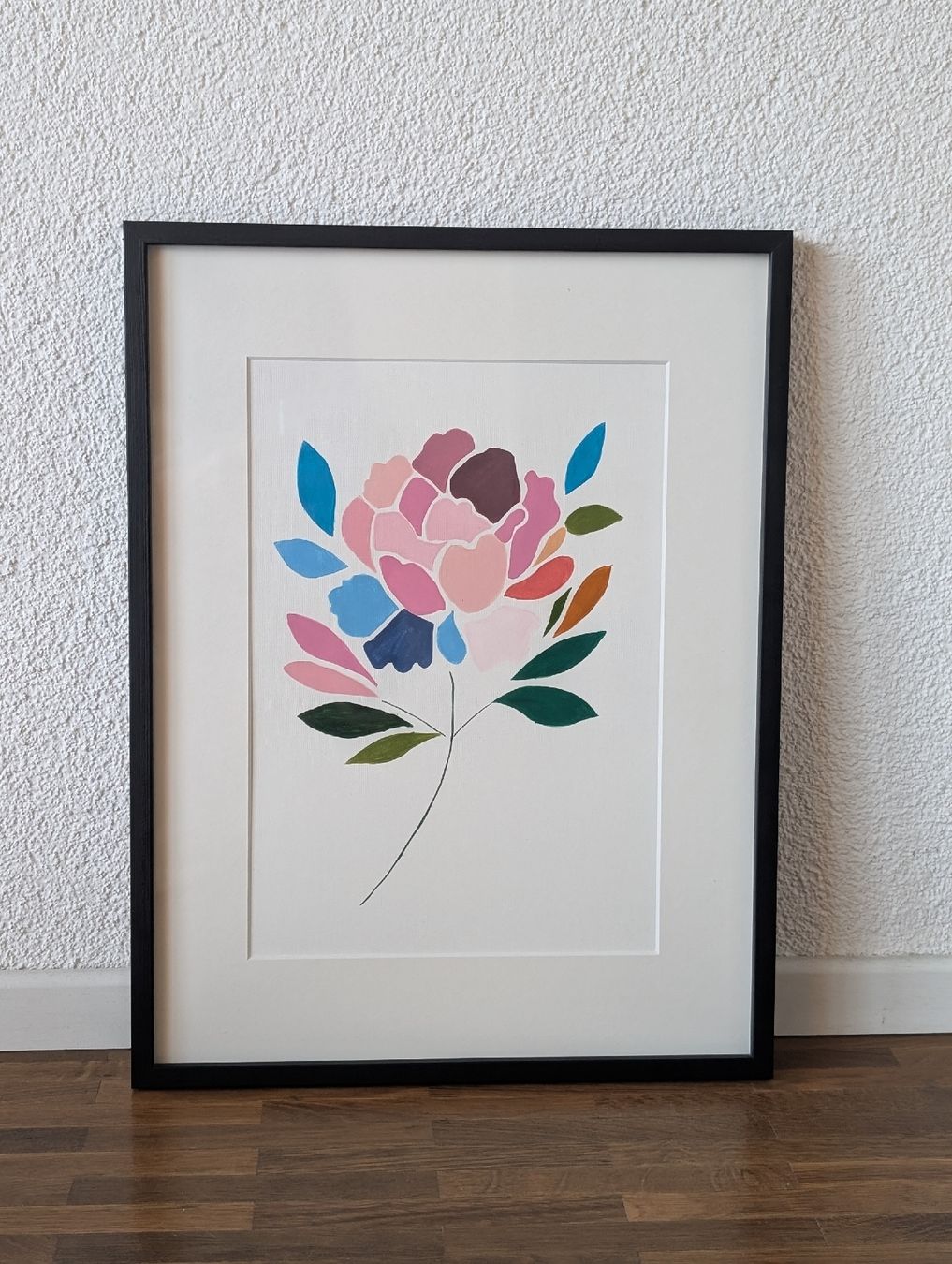Gemälde: Modern Floral Painting - Original Artwork – Neu und originalverpackt aus Winterthur von LaVieColor