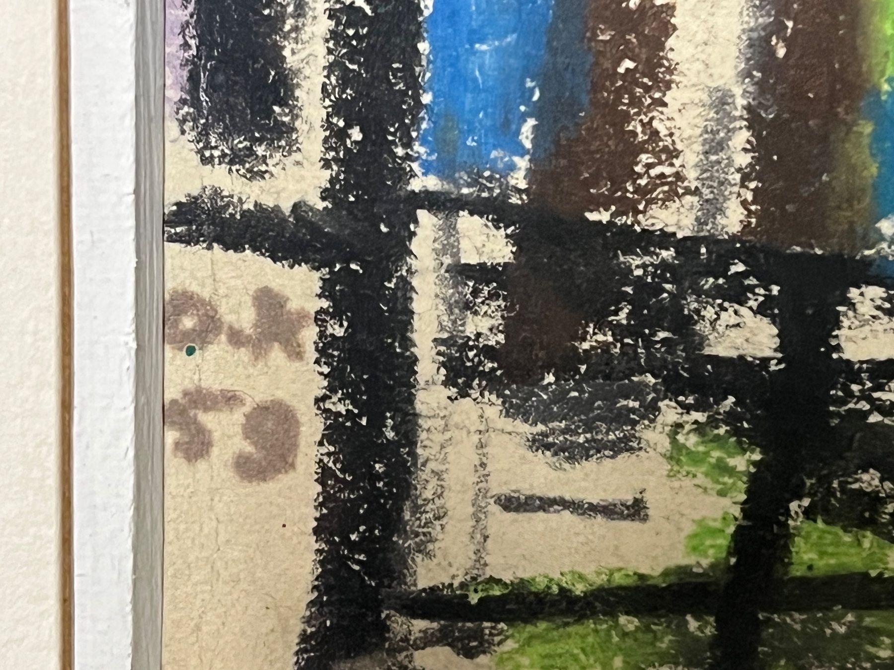 Dipinti: OTTO KLEIN - Abstrakte Collage-Kunst - Gerahmt, Einzigartig – Usato da Basel venduto da Kaffee_und_Kunst 3
