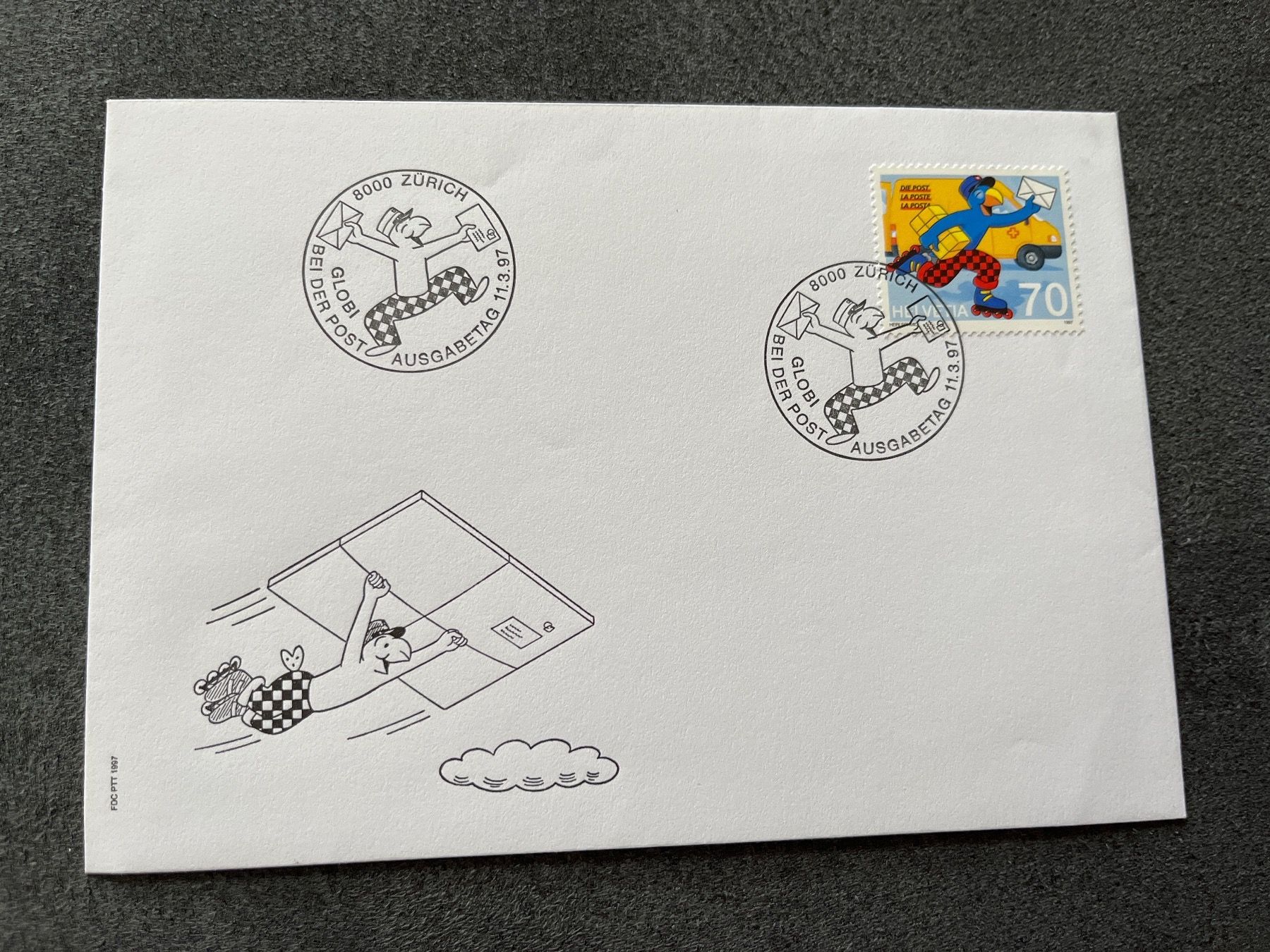 Libri: Globi bei der Post, mit Kuvert – Nuovo (secondo la descrizione) da Niederhasli venduto da Suneblueme 2