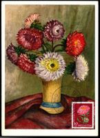 Maximumkarte MK Blumen Sommeraster J175 PJ 1958 ET