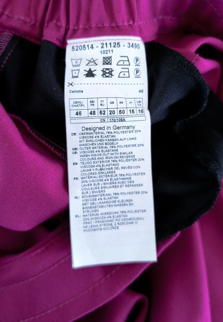 Hosen: Hose Samoon neu, 46 (eher 48) – Neu (gemäss Beschreibung) aus Nottwil von Chazebusi 1