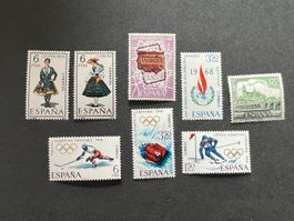 Spanien Lot meist**, wenig mit Falz siehe 5 Fotos (E54)