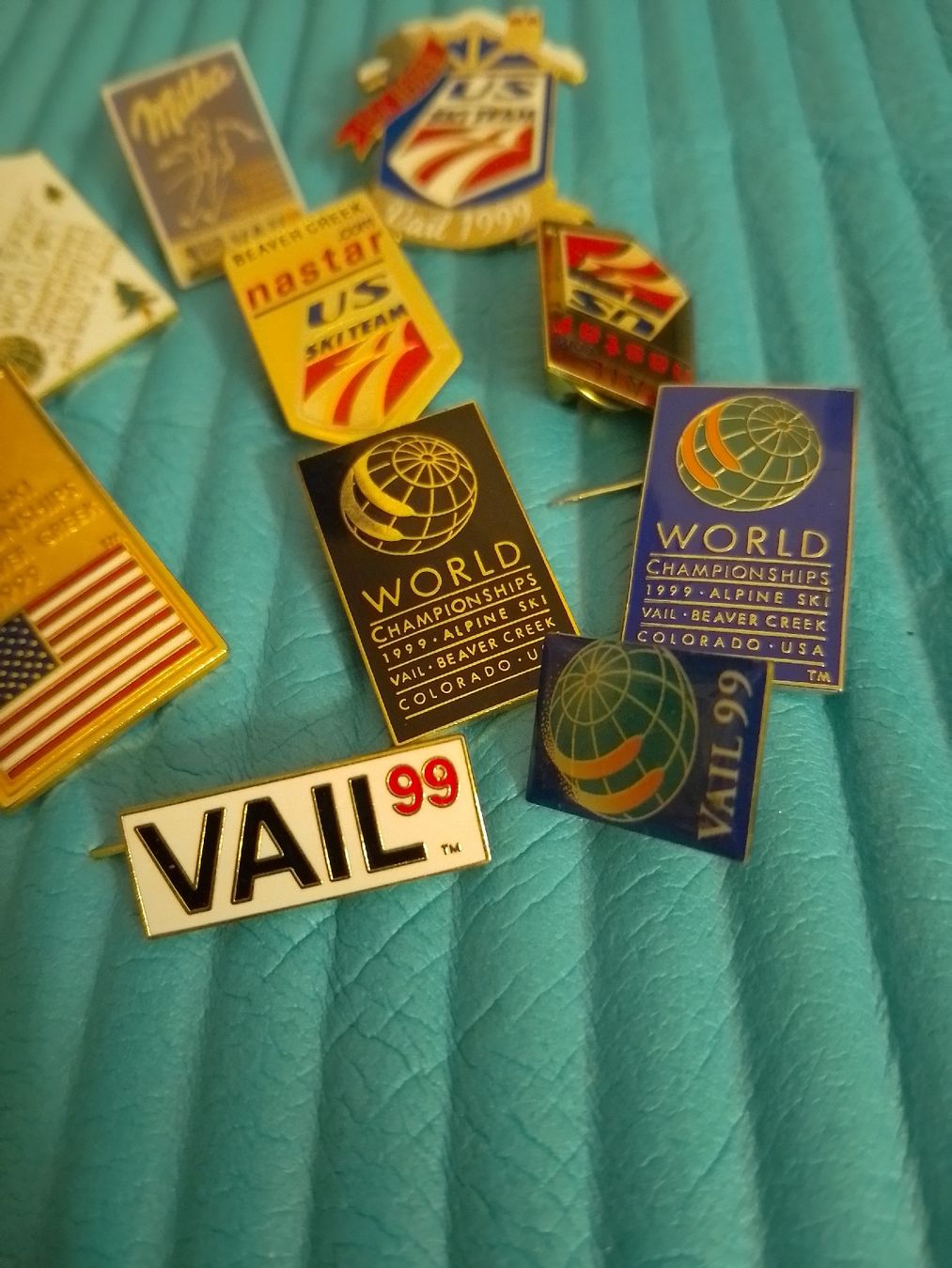 Carte collezionabili: 10 Ski WM 1999 Vail Pins – Usato da Erlenbach ZH venduto da Spinatkopf50 5