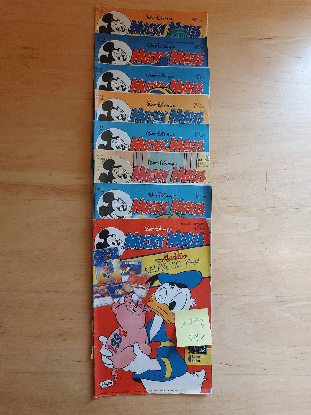 Comics: 29 MICKY MAUS - 1993 – Gebraucht aus Gipf - Oberfrick von Esnoopy 1