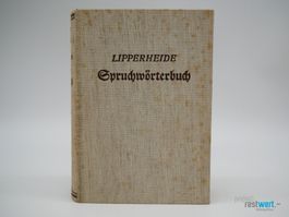 FRANZ FREIHERR VON LIPPERHEIDE Spruchwörterbuch