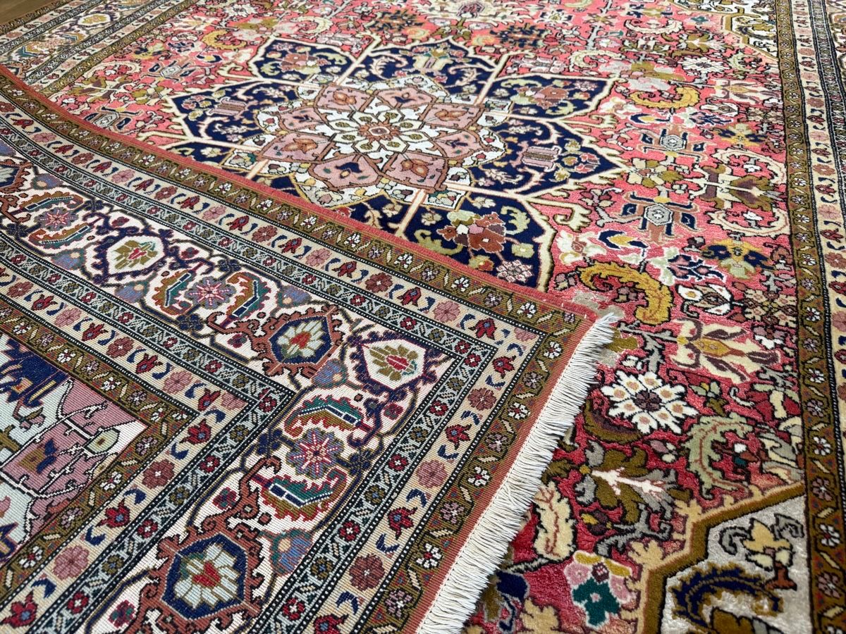 Teppiche: Einmaliger ARDEBIL 3x2m Seidenteppich  handgeknüpfter Perser – Gebraucht aus Bennau von Mayer_Carpets 8