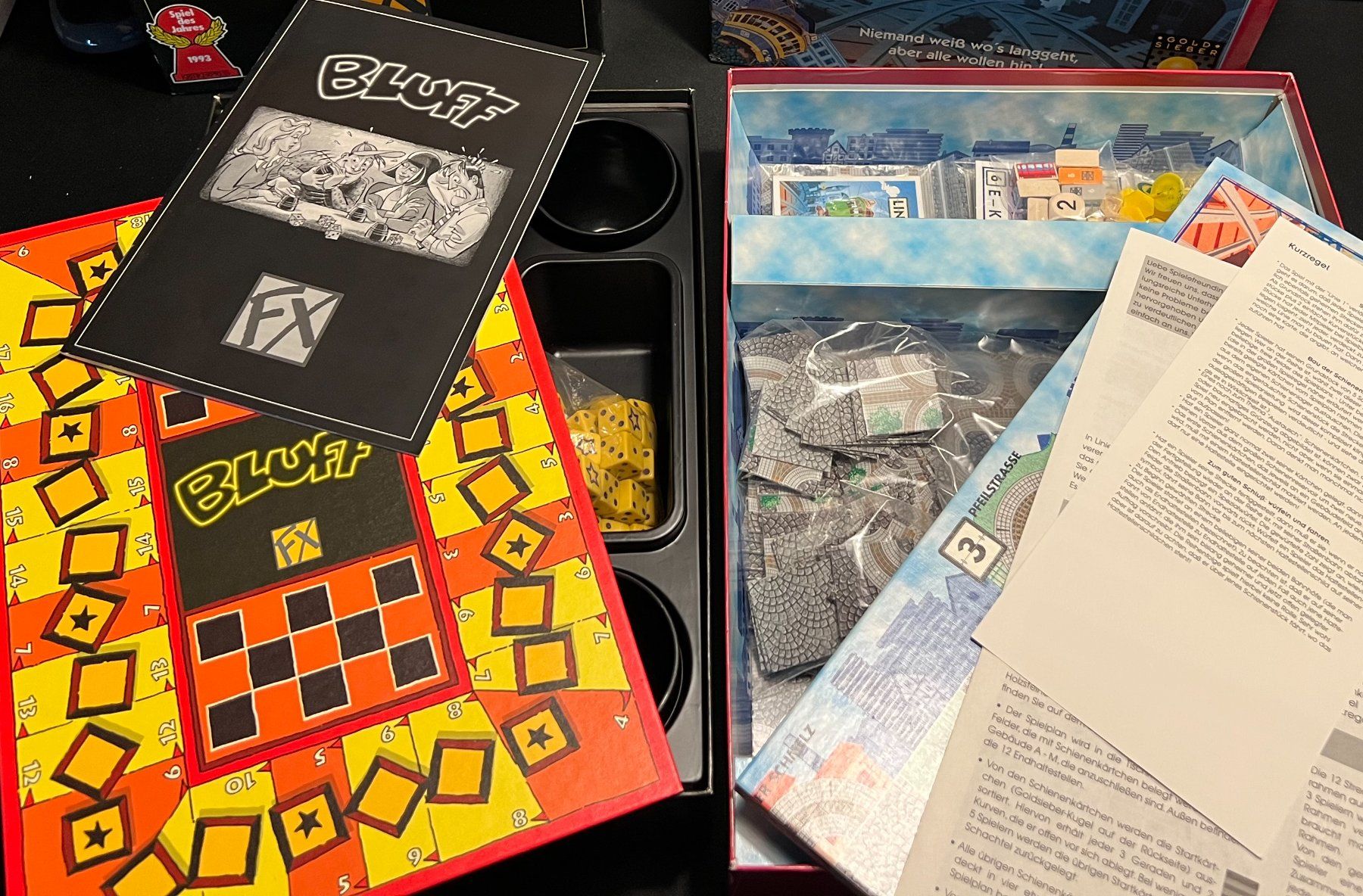 Jeux: Brettspiele Bluff und Linie 1 – D'occasion à Uster par Stoessda 1