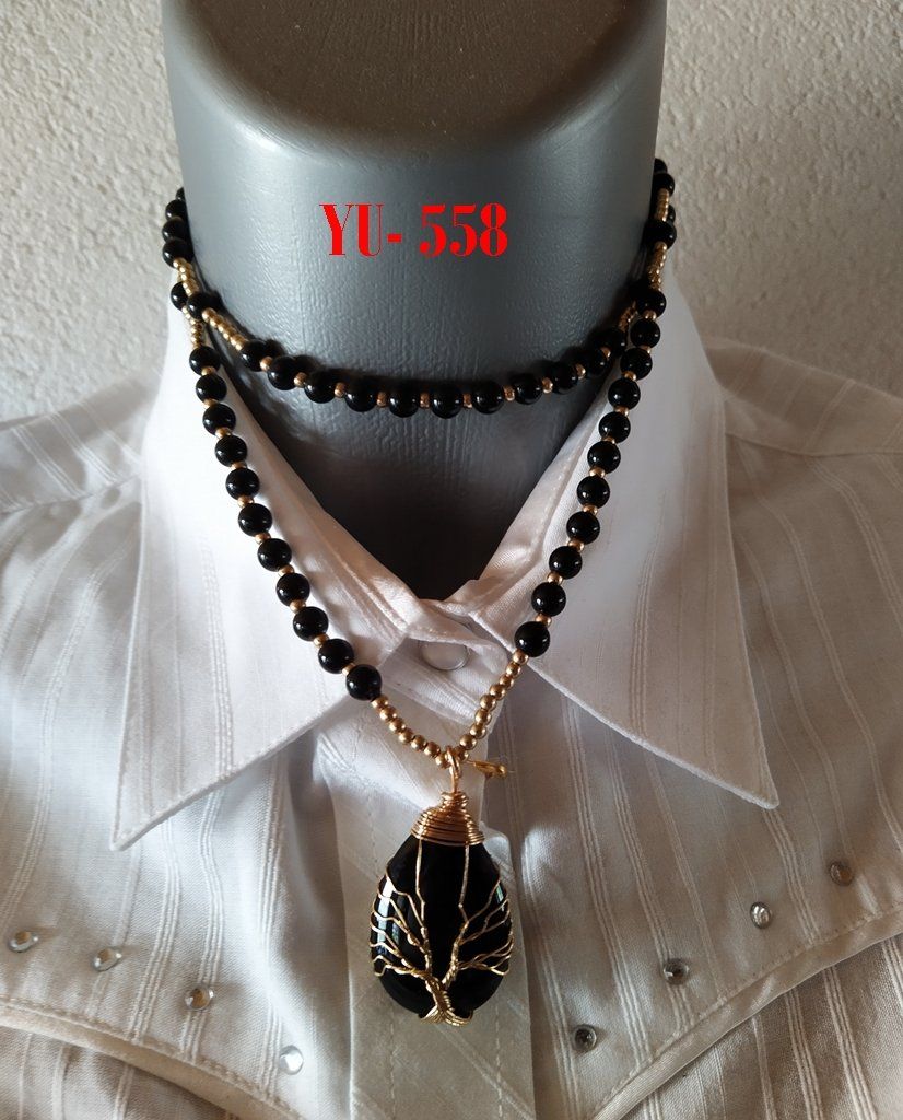 Catenine: Obsidian Halskette – Nuovo (secondo la descrizione) da Halden venduto da YUSEN012 3