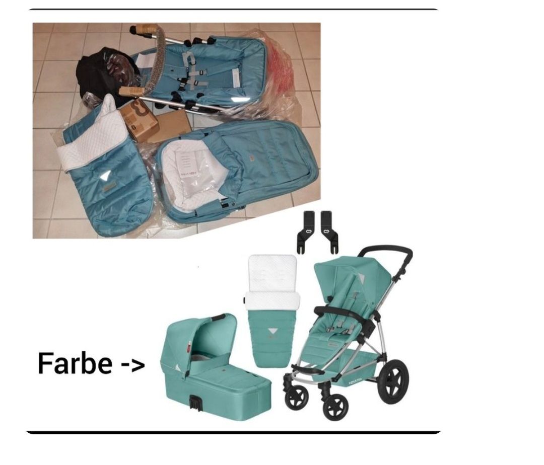 Carrozzine: Koelstra Kinderwagen Binque Daily Jade – Nuovo (secondo la descrizione) da Zürich venduto da bansi13