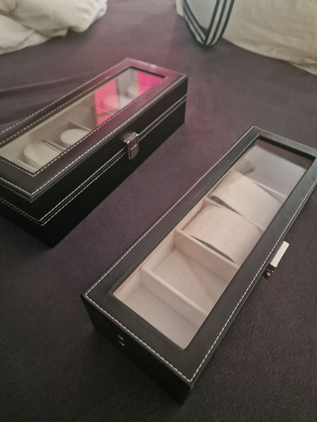 Scatole porta orologi: Uhrenboxen 4er Set – Usato da Aeugstertal venduto da Salentino_Fuso 3