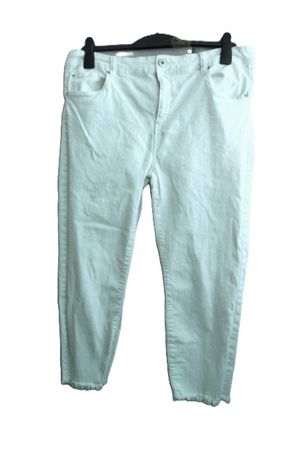 Gr. 44/46 MS weisse Hose mit Stretch s.Masse