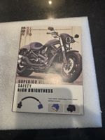 Motorrad Scheinwerfer LED neu mit Tagfahrlicht Ring