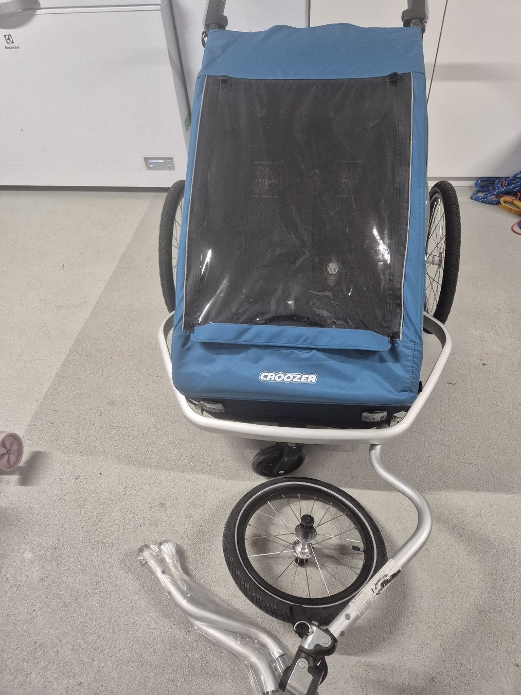 Croozer Rimorchi: Veloanhänger Croozer Kid plus for 2 – Nuovo (secondo la descrizione) da Eschenbach SG venduto da Mazol 4