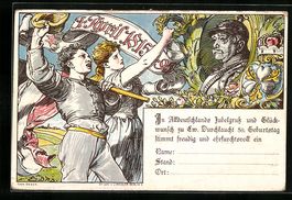 Vorläufer-Lithographie Friedrichsruh 80