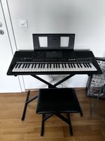Clavier Yamaha PSR E463 avec support et tabouret