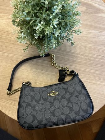 Coach Signature Handbag, Black, Like New Condition