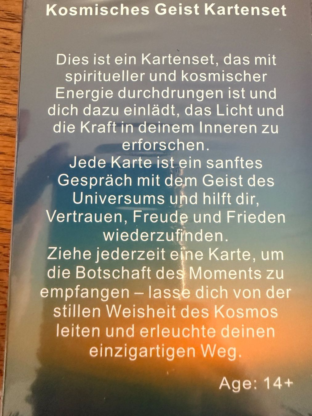 Libri: Karten-Deck: Kosmisches Geist Kartenset -Esoterik – Nuovo e nell'imballaggio originale da Teufenthal AG venduto da MeineSchatztruhe 1