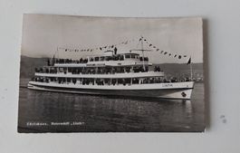 AK Ansichtskarte Zürichsee Motorschiff Linth Schiff
