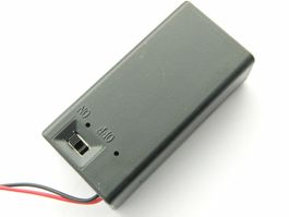 Batteriebox für 9V Blockbatterie