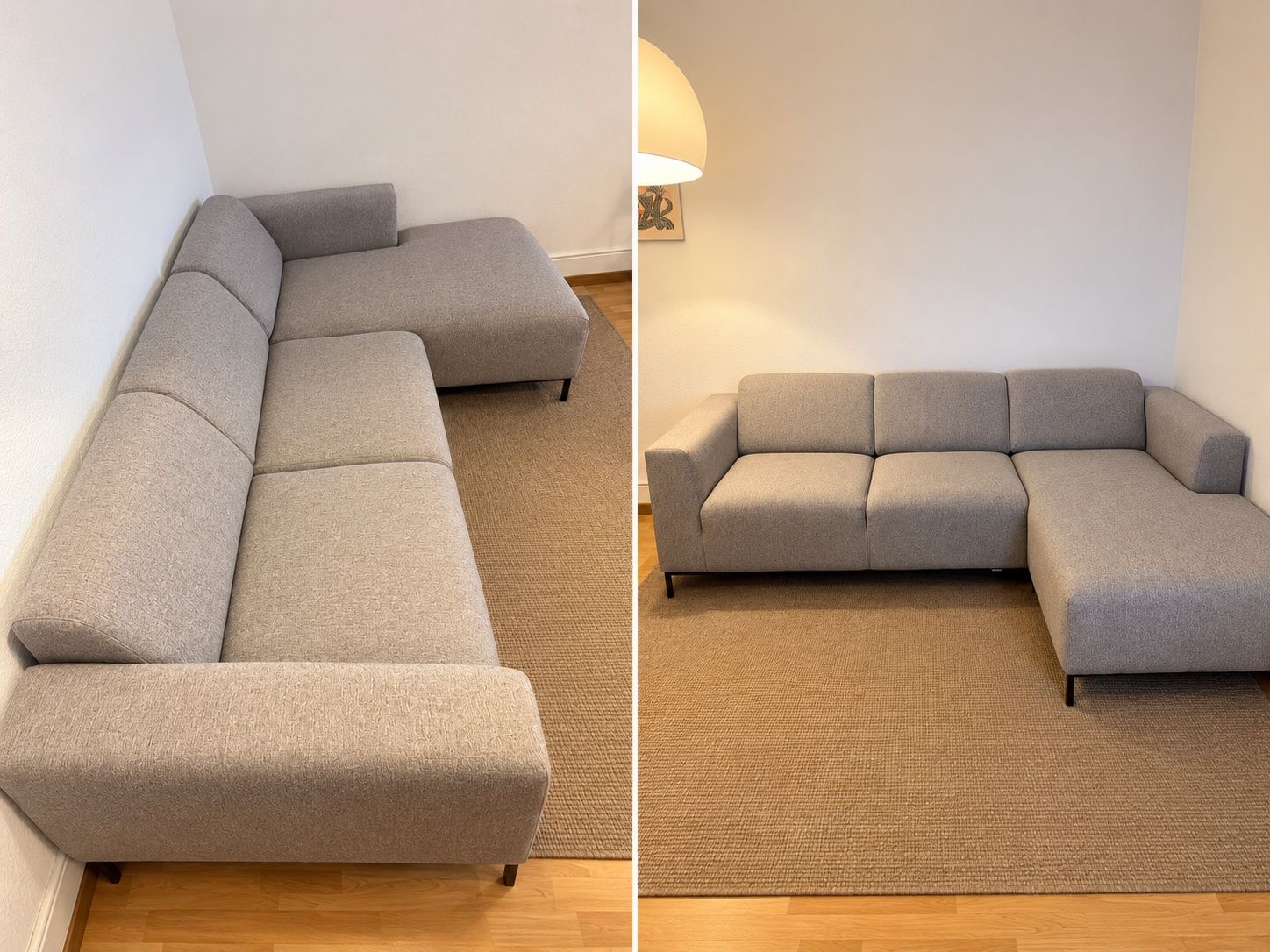 Micasa Sofas: Micasa Ecksofa «Brosch», hellgrau, neuwertig – Gebraucht aus Zürich von leo_6pq7 2