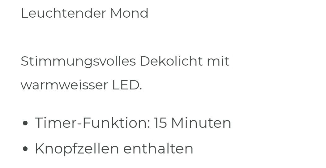 Lampade: LICHT: Leuchtender Mond – Nuovo (secondo la descrizione) da Wallisellen venduto da misnenes 1