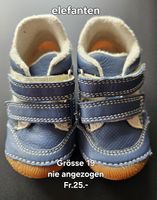 Kinderschuhe Elefanten blau Grösse 19 neu ungetragen