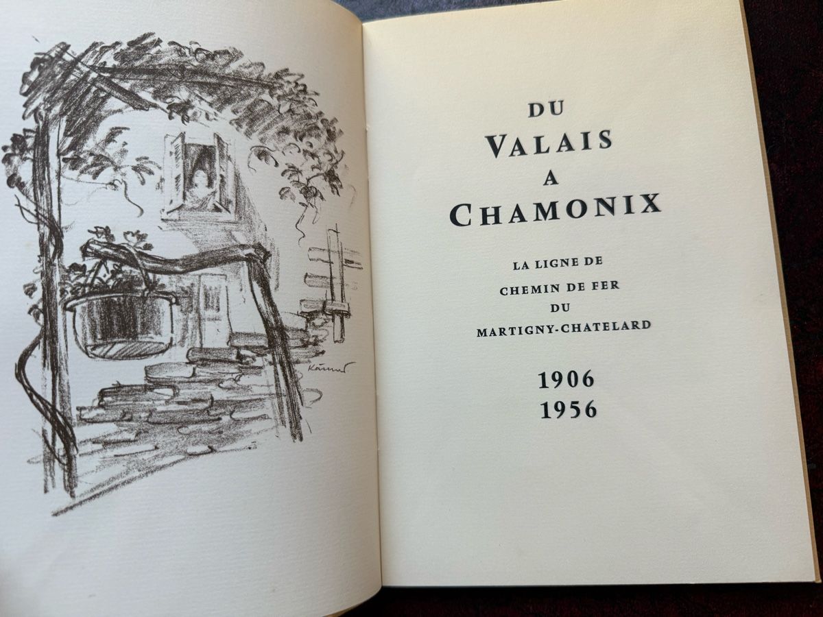 Livres: Du Valais à Chamonix - Chemin de fer Martigny-Châtelard – D'occasion à Fribourg par Ardoffel 2