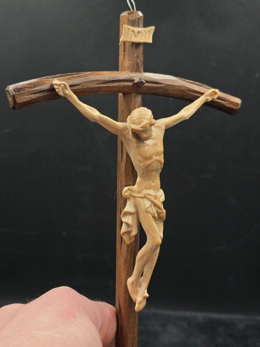 Figuren: Kruzifix Holz geschnitzt – Gebraucht aus Rorschacherberg von snOOpydOg11 5