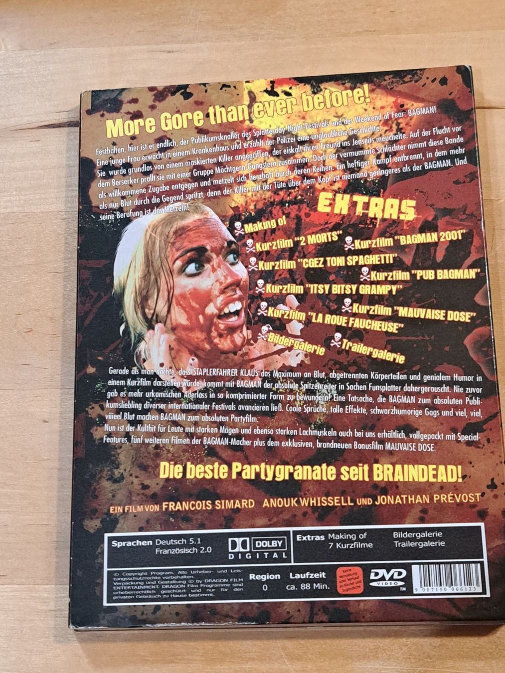 Tous les DVDs: DVD BAGMAN, Operation: Massenmord, Dragon Edition – D'occasion à Unterseen par Kanica 1