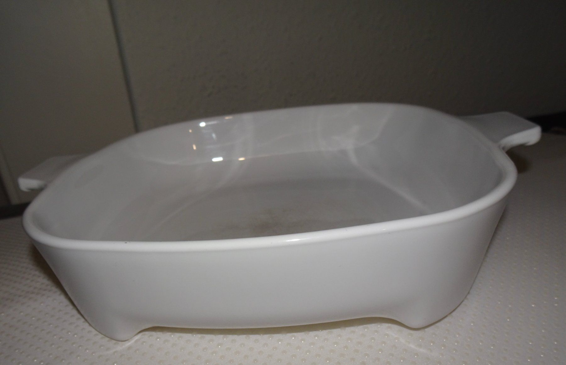 Piatti di portata: Plat à Gratin Carré Blanc - Corning Ware – Usato da Châtelaine venduto da fil_7lqg 1