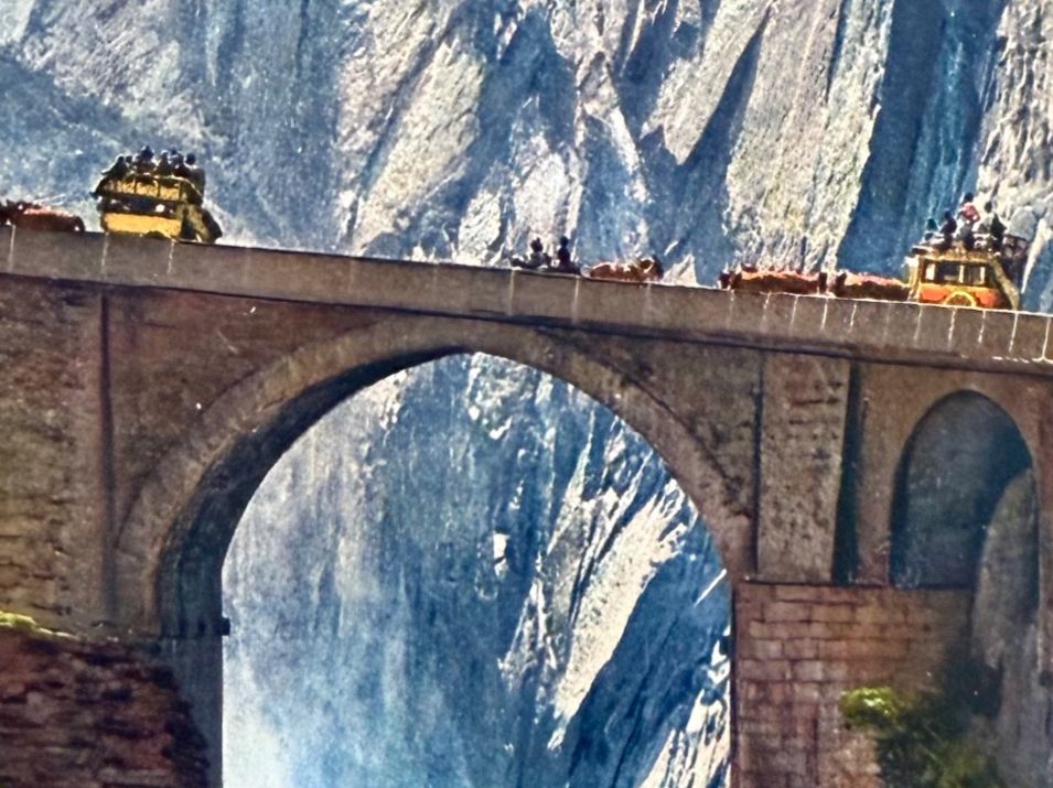 Cartoline postali: Teufelsbrücke - Calèche 1922 – Usato da Lutry venduto da Ediego 1