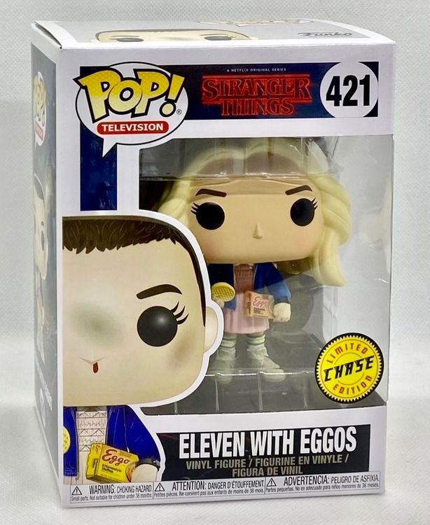 Funko Pop Stranger Things Eleven With Eggos Chase 421